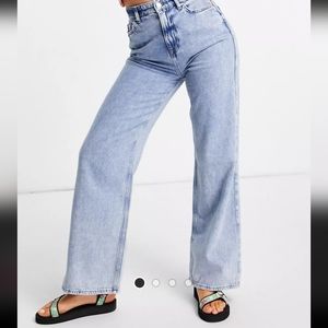 ASOS Wide Leg High Waisted Jeans